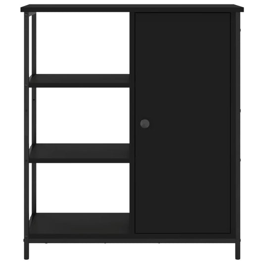 Skjenk svart 70x30x80 cm konstruert tre