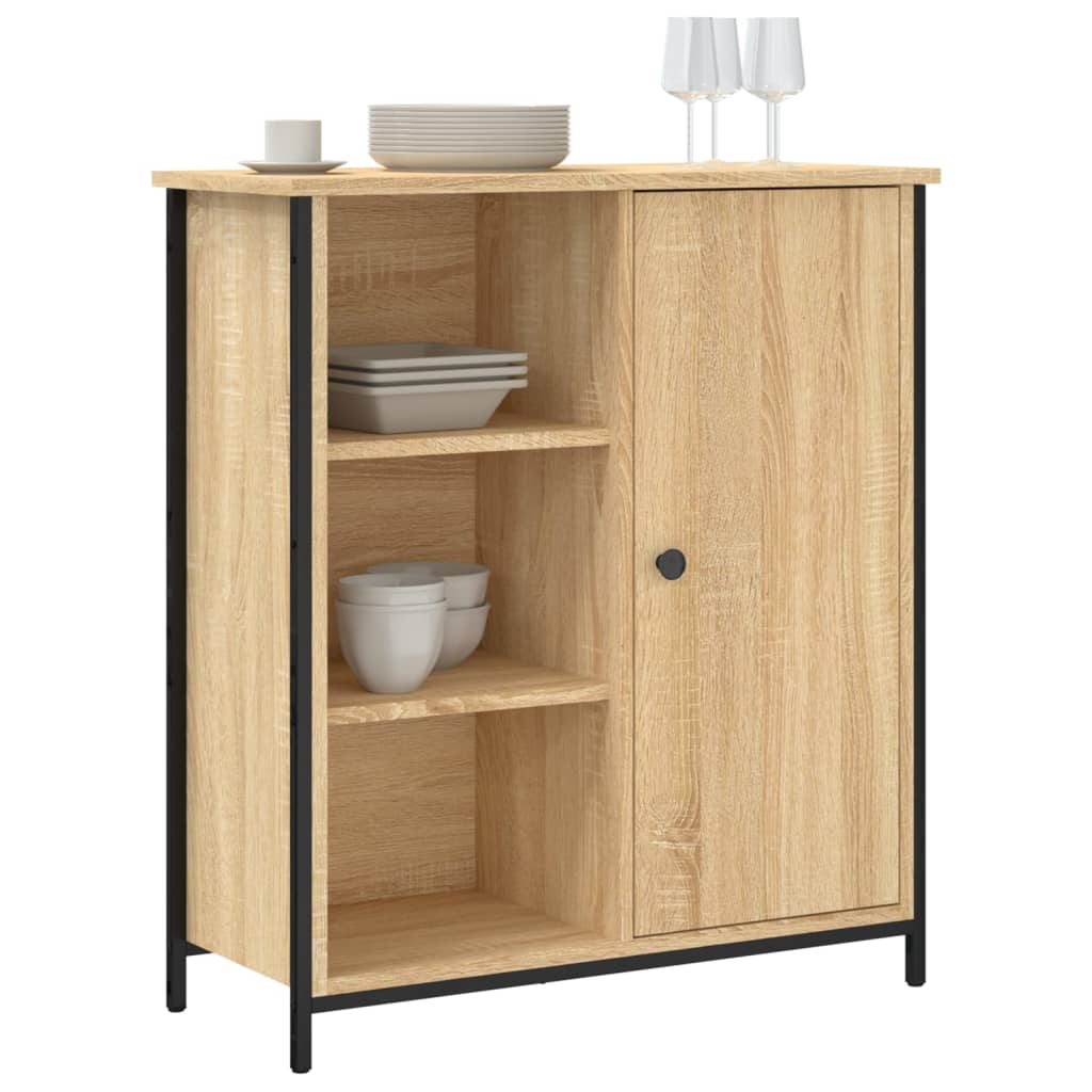 Skjenk sonoma eik 70x30x80 cm konstruert tre