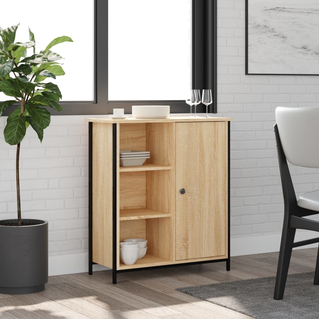 Skjenk sonoma eik 70x30x80 cm konstruert tre