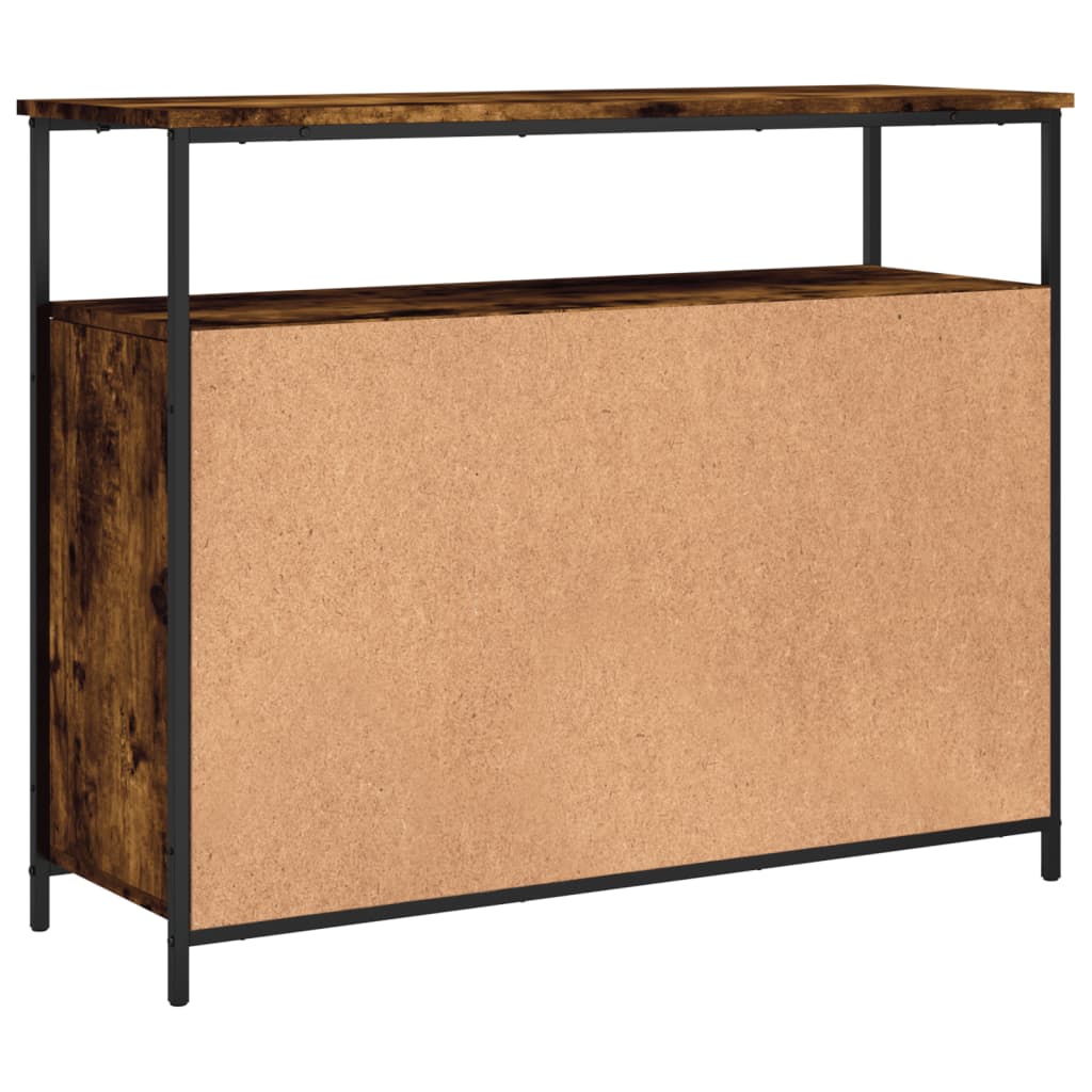 Skjenk røkt eik 100x35x80 cm konstruert tre