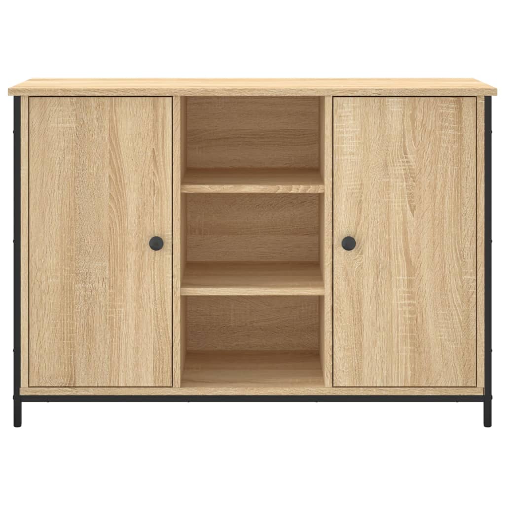 Skjenk sonoma eik 100x35x70 cm konstruert tre