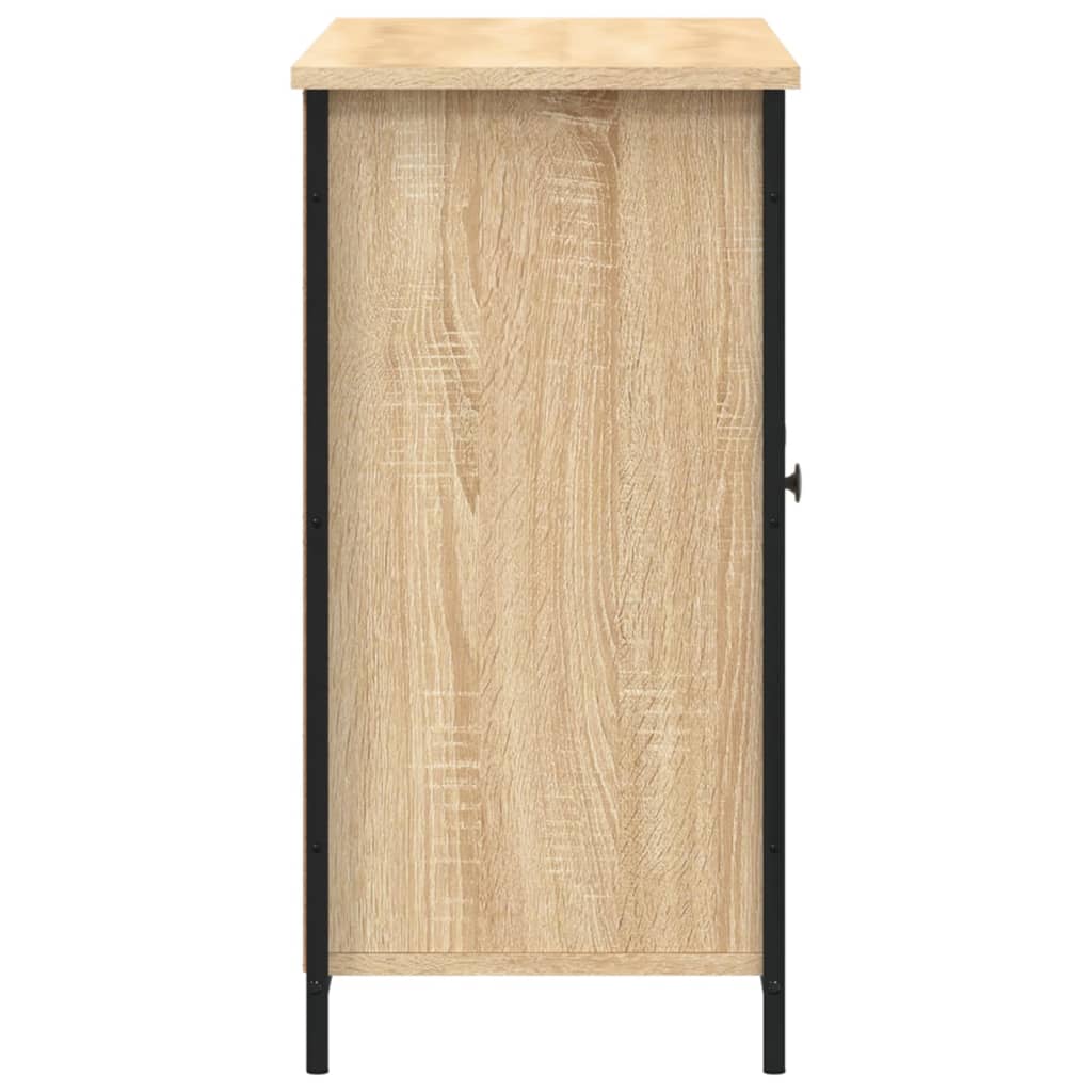 Skjenk sonoma eik 100x35x70 cm konstruert tre