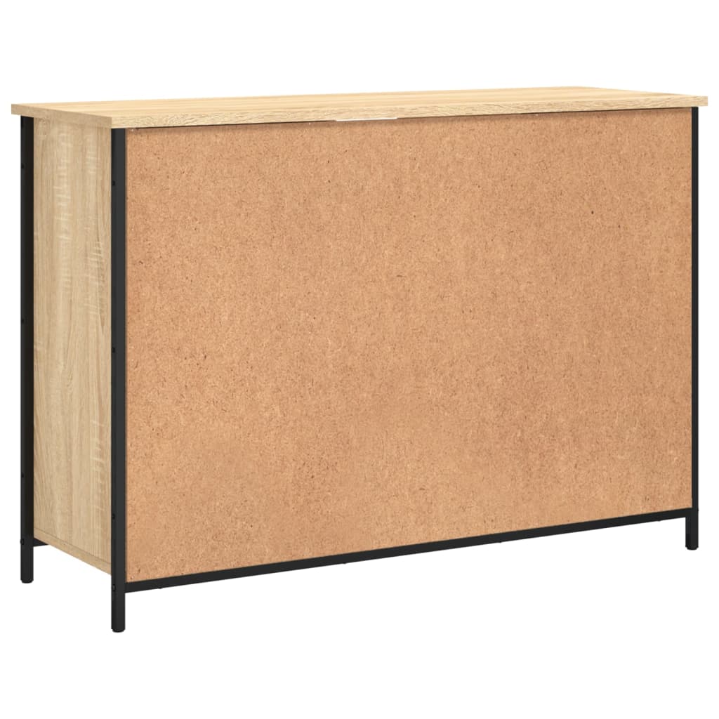 Skjenk sonoma eik 100x35x70 cm konstruert tre