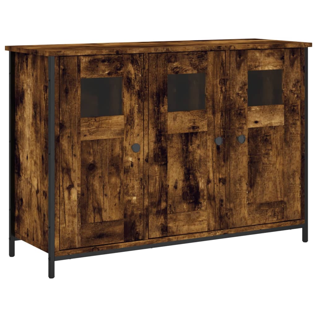 Skjenk røkt eik 100x35x70 cm konstruert tre