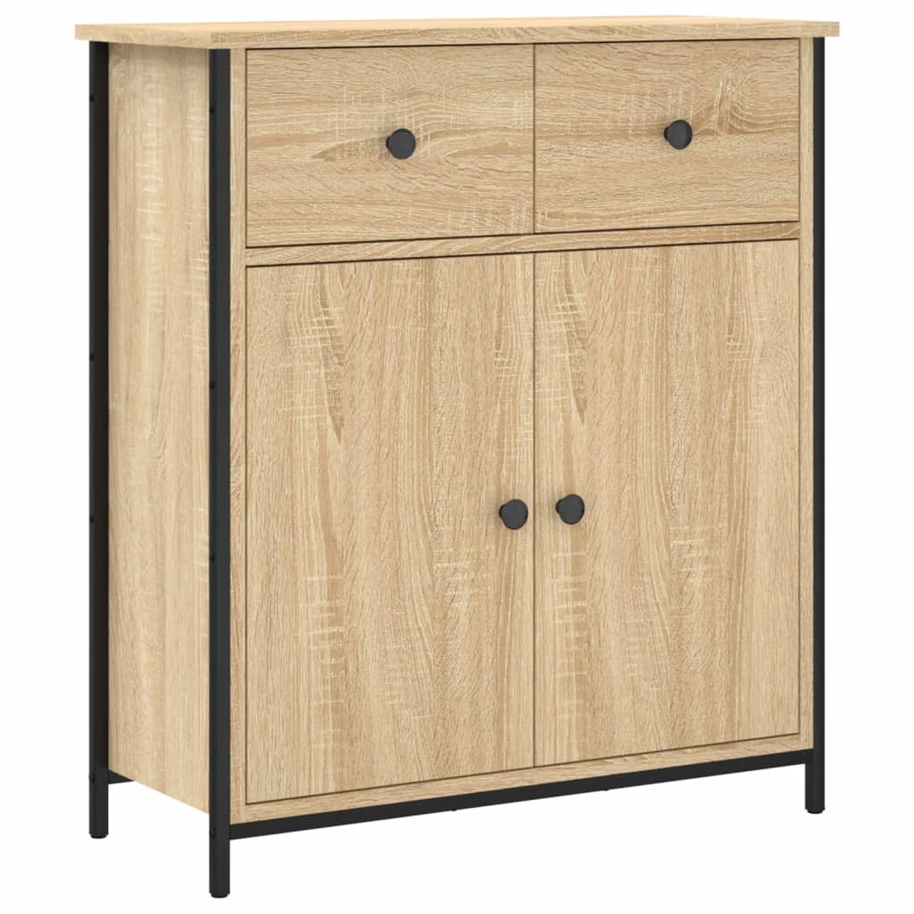 Skjenk sonoma eik 70x30x80 cm konstruert tre