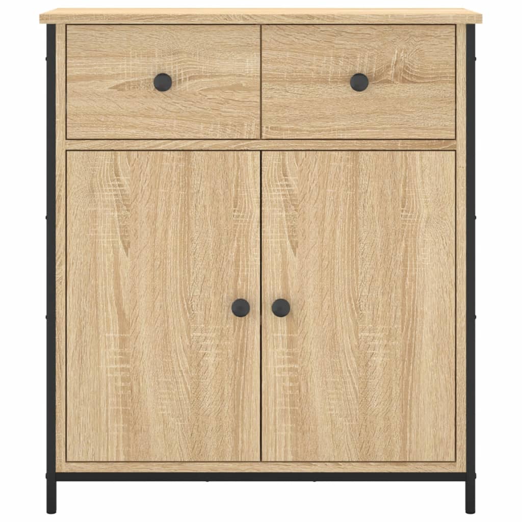 Skjenk sonoma eik 70x30x80 cm konstruert tre
