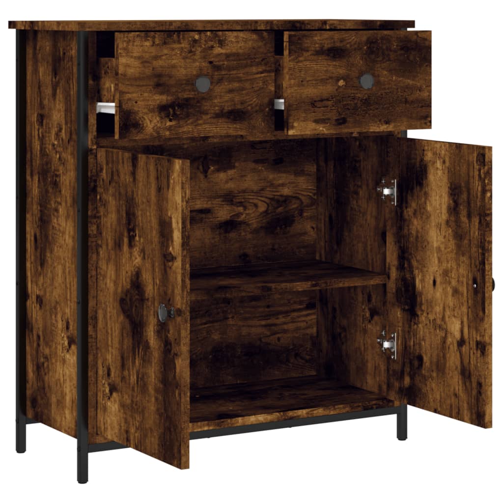 Skjenk røkt eik 70x30x80 cm konstruert tre