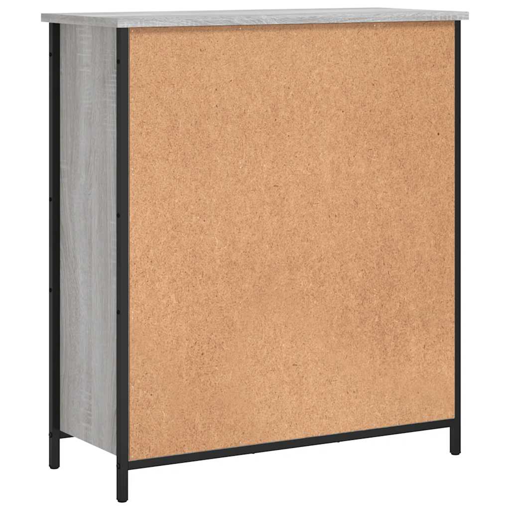Skjenk grå sonoma 70x30x80 cm konstruert tre