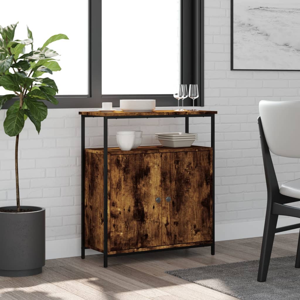 Skjenk røkt eik 70x30x80 cm konstruert tre