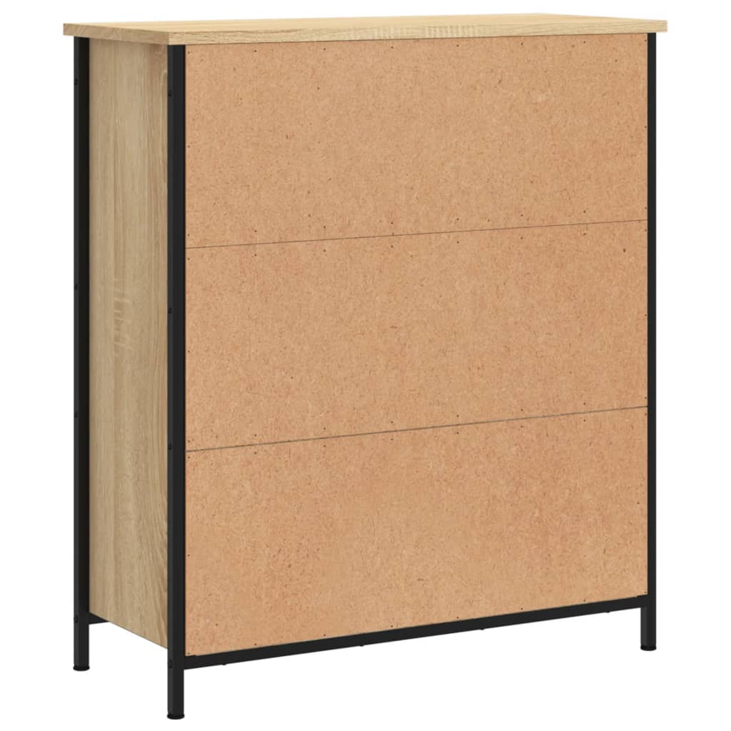 Skjenk sonoma eik 70x30x80 cm konstruert tre