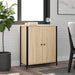 Skjenk sonoma eik 70x30x80 cm konstruert tre