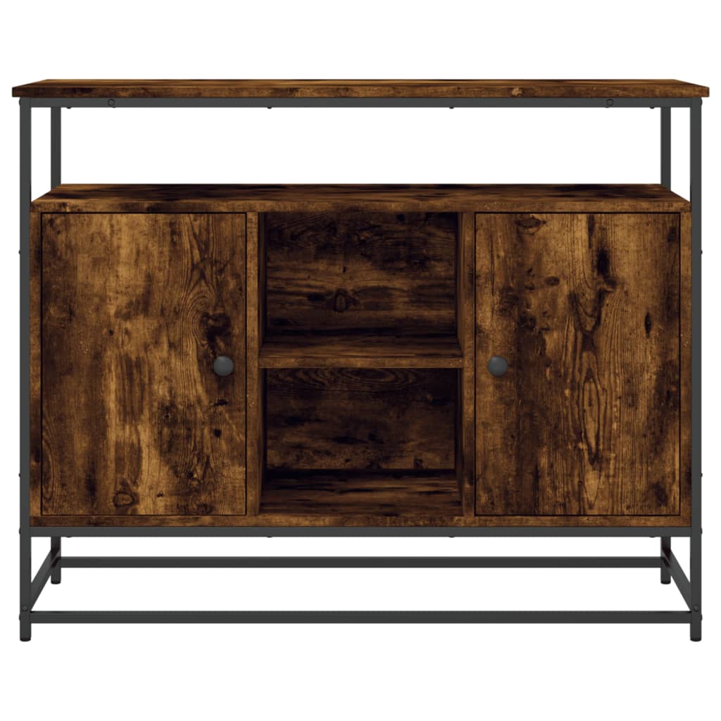 Skjenk røkt eik 100x35x80 cm konstruert tre