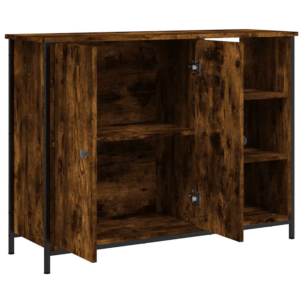 Skjenk røkt eik 100x33x75 cm konstruert tre
