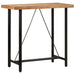 Barbord 110x55x107 cm heltre akasie og jern
