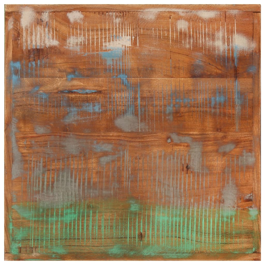 Barbord 55x55x107 cm heltre akasie og jern