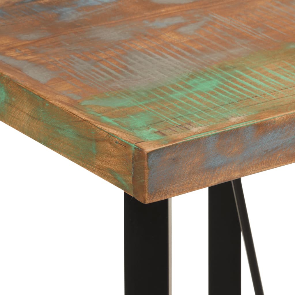 Barbord 55x55x107 cm heltre akasie og jern