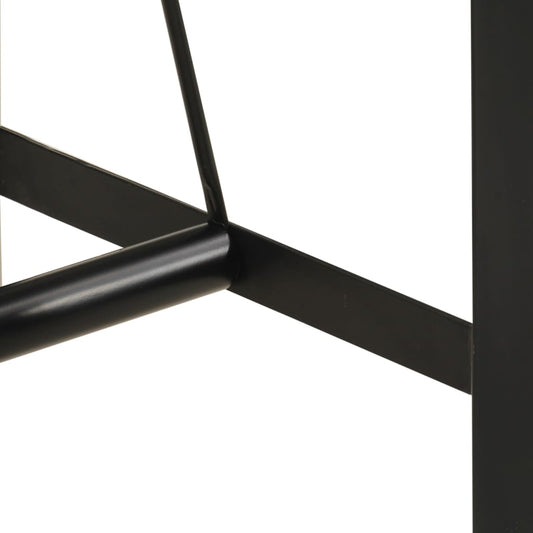 Barbord 110x55x107 cm gjenvunnet heltre og jern