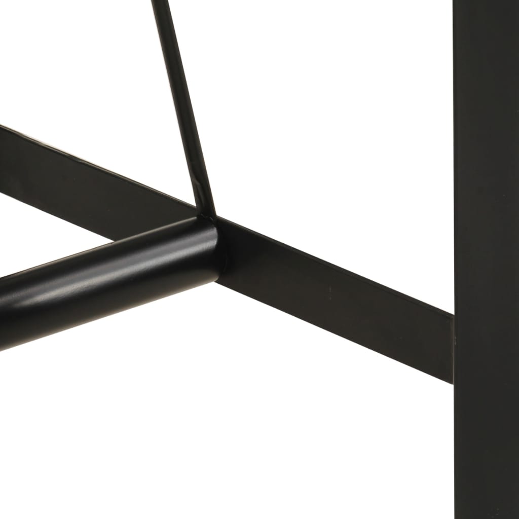 Barbord 150x70x107 cm gjenvunnet heltre og jern