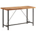 Barbord 180x70x107 cm heltre akasie og jern