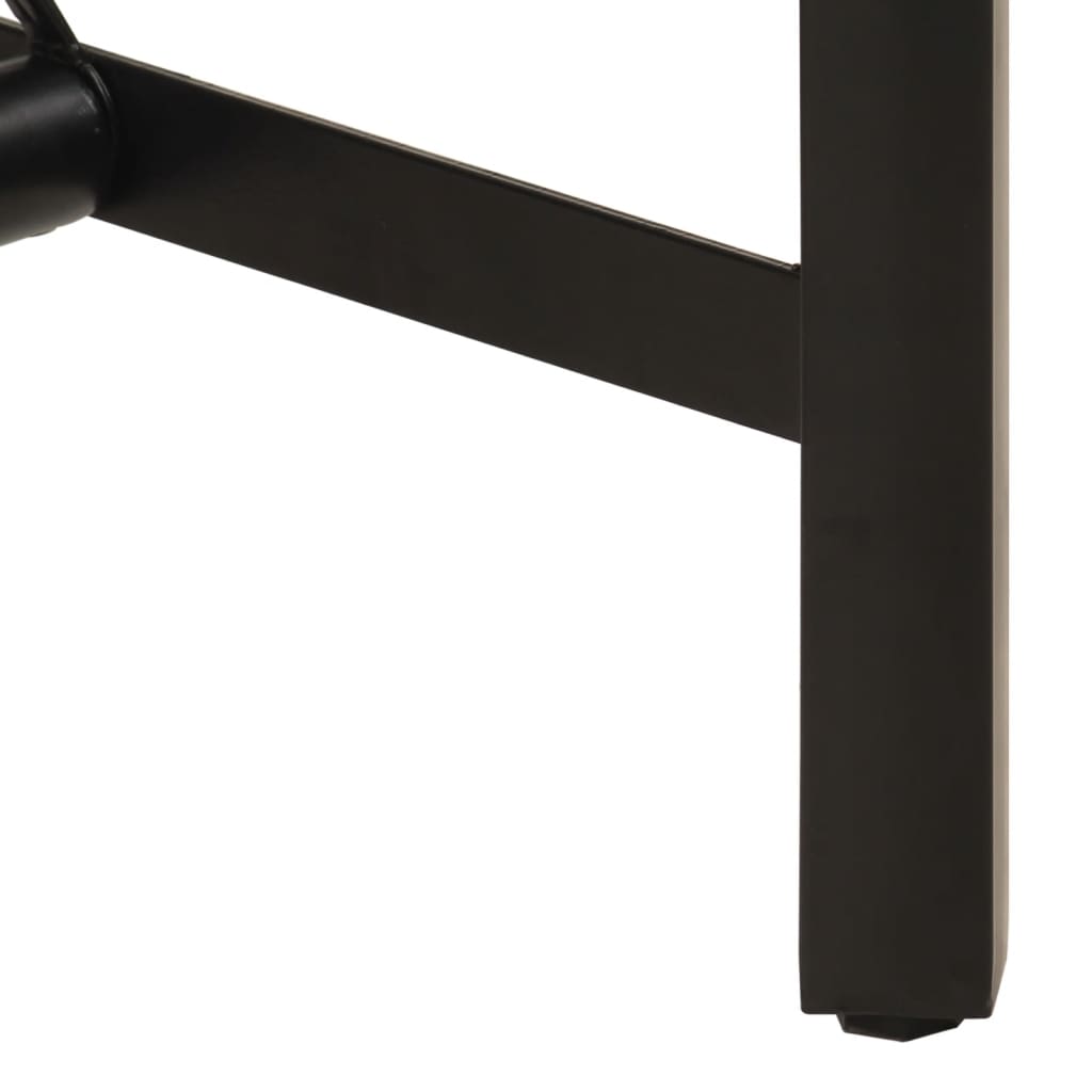 Barbord 180x70x107 cm heltre akasie og jern