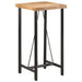 Barbord 55x55x107 cm heltre mango og jern