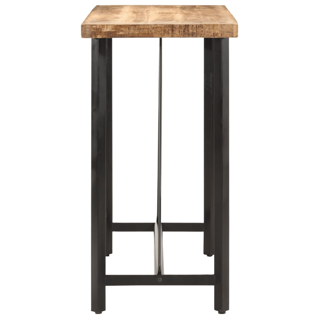 Barbord 110x55x107 cm heltre mango og jern vidaXL