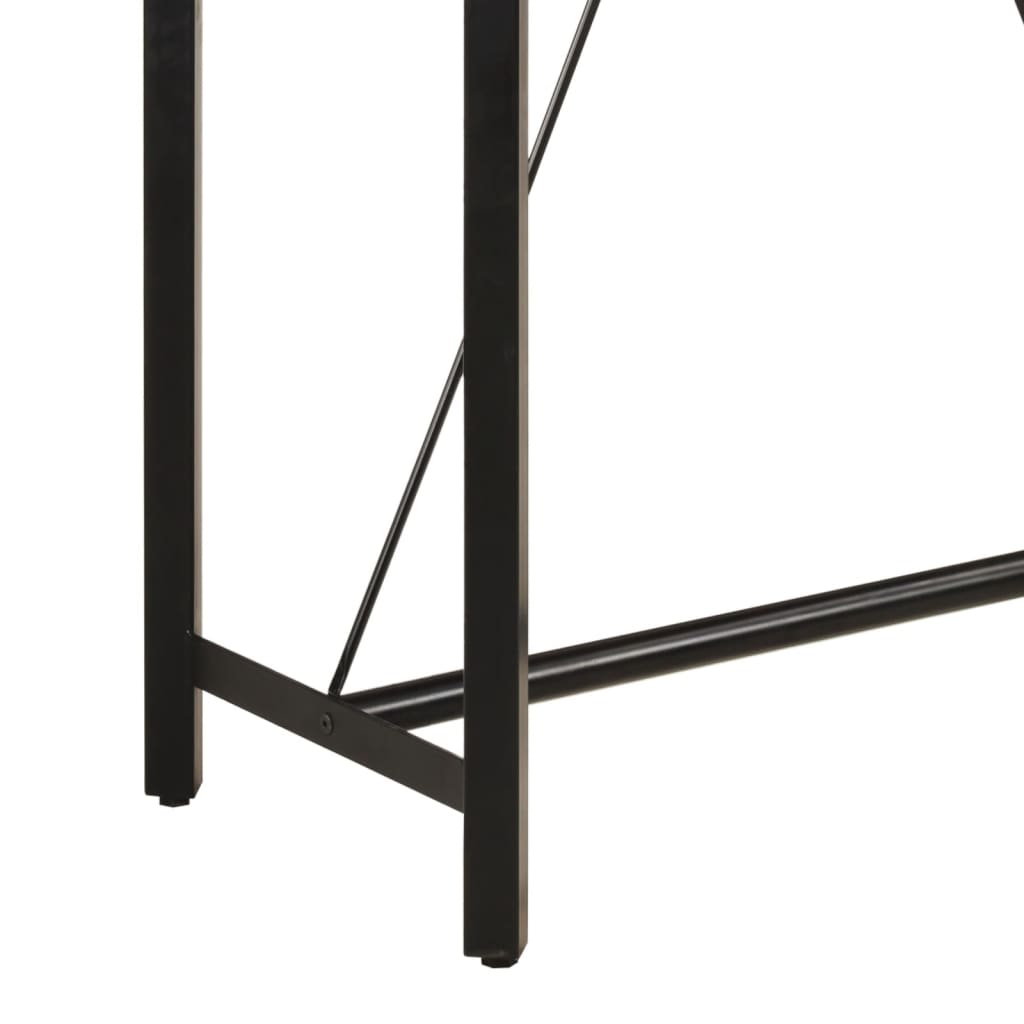 Barbord 110x55x107 cm heltre mango og jern vidaXL