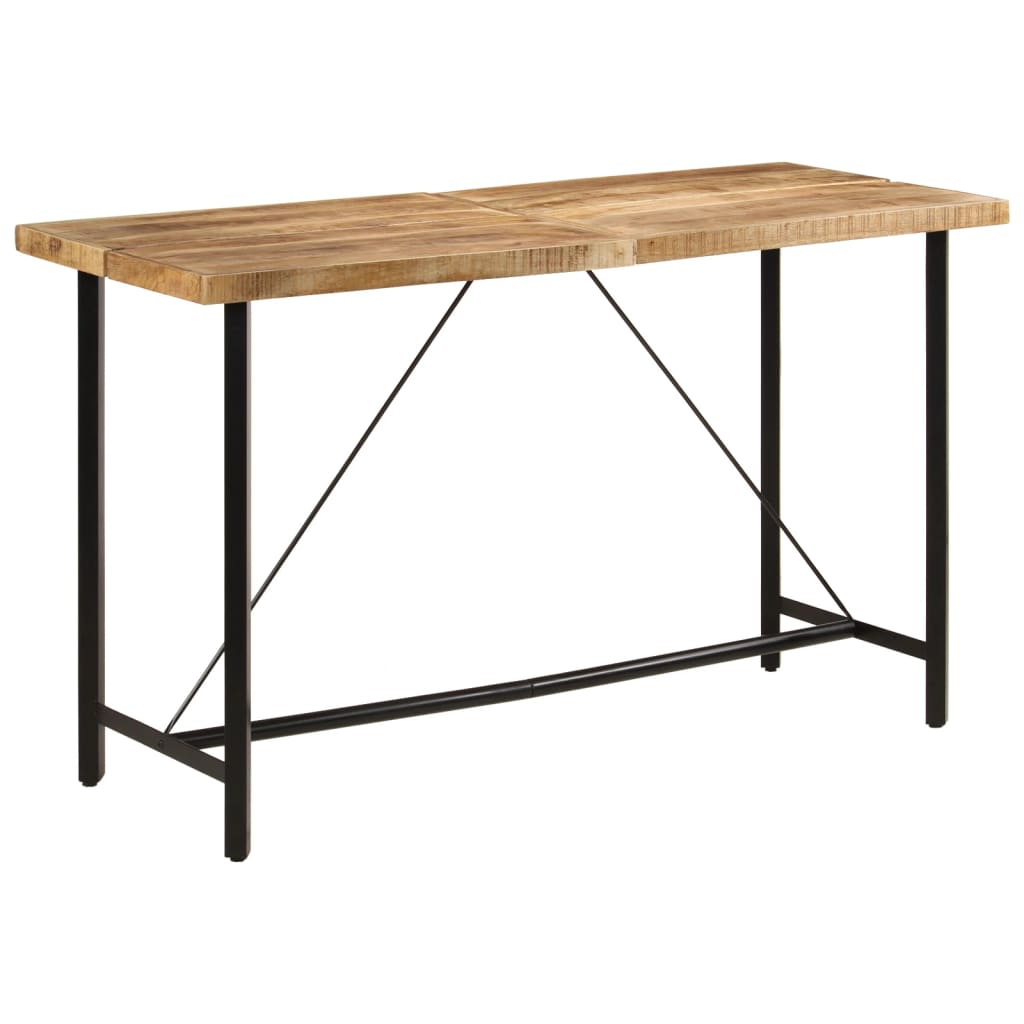 Barbord 180x70x107 cm heltre mango og jern