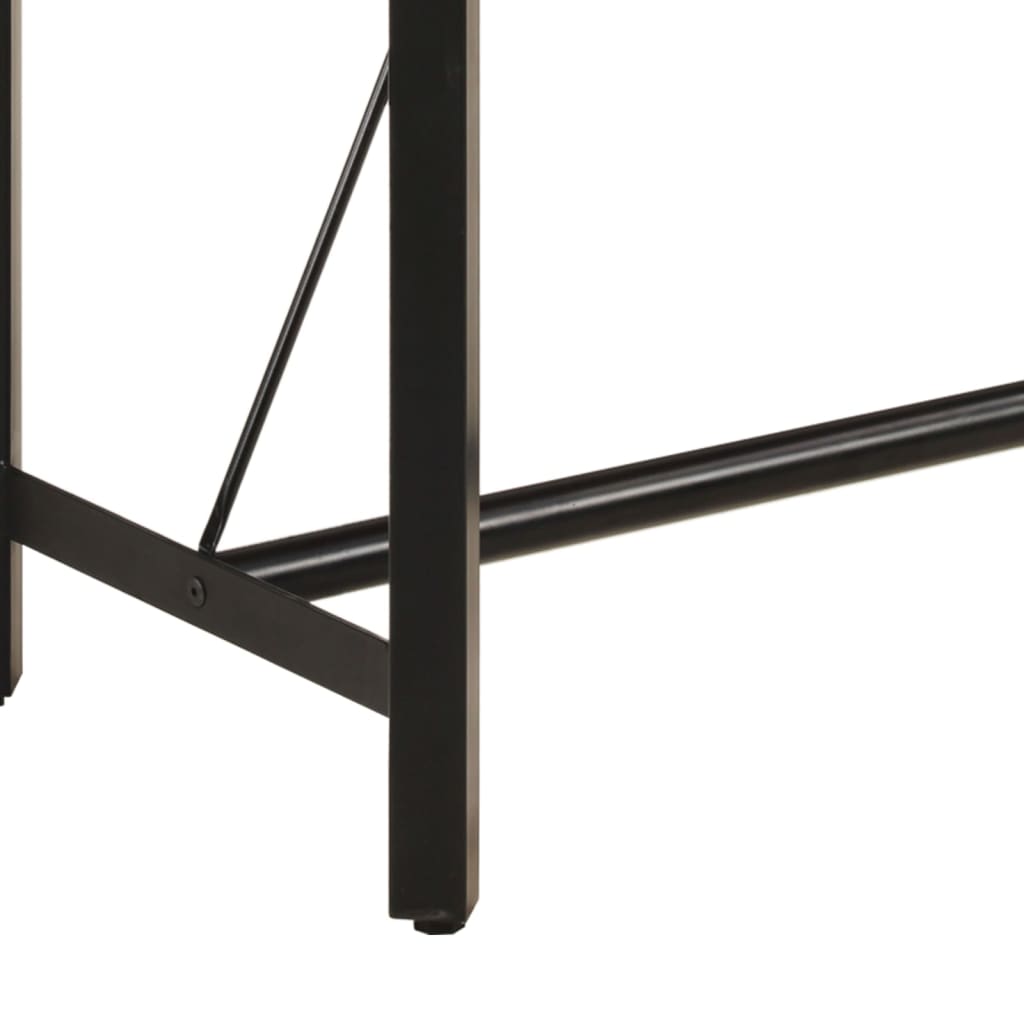 Barbord 180x70x107 cm heltre mango og jern