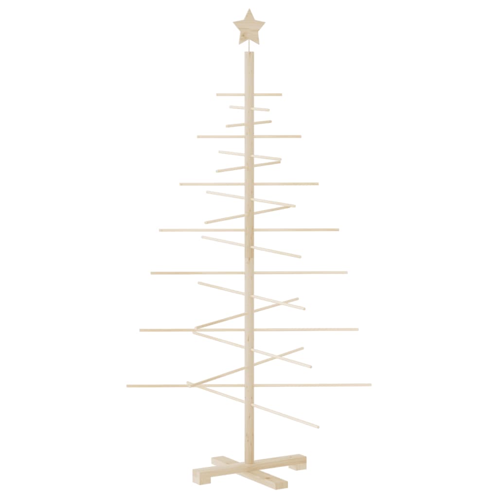 Juletre av tre til pynt 150 cm heltre furu