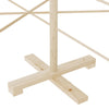 Juletre av tre til pynt 150 cm heltre furu