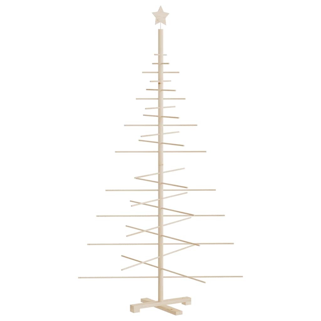 Juletre av tre til pynt 180 cm heltre furu
