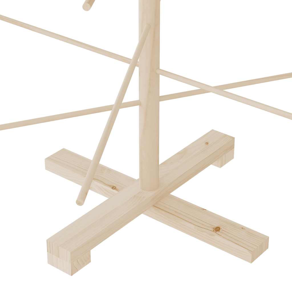 Juletre av tre til pynt 180 cm heltre furu