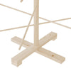 Juletre av tre til pynt 180 cm heltre furu