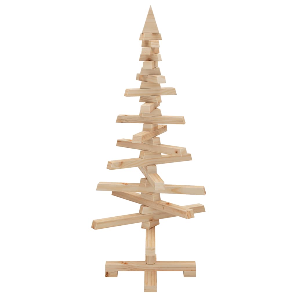 Juletre av tre til pynt 75 cm heltre furu