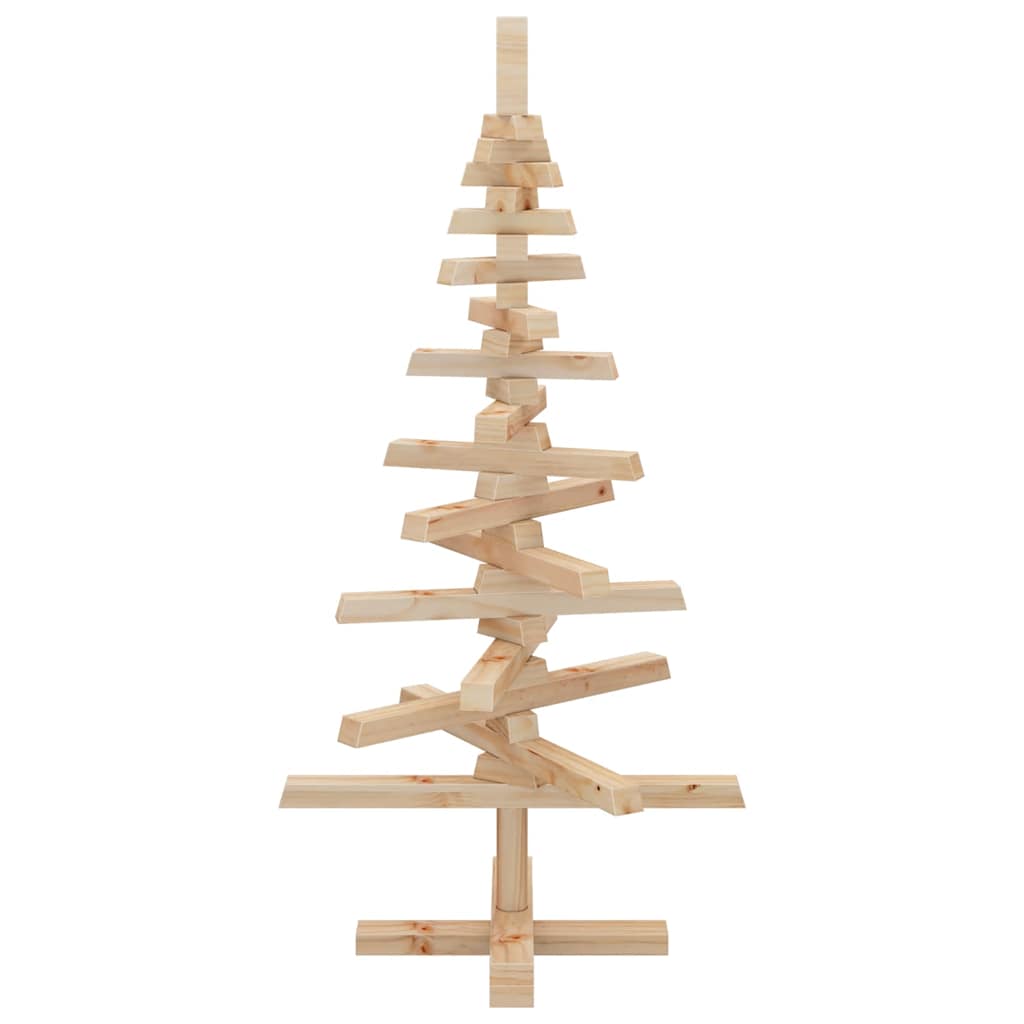 Juletre av tre til pynt 75 cm heltre furu