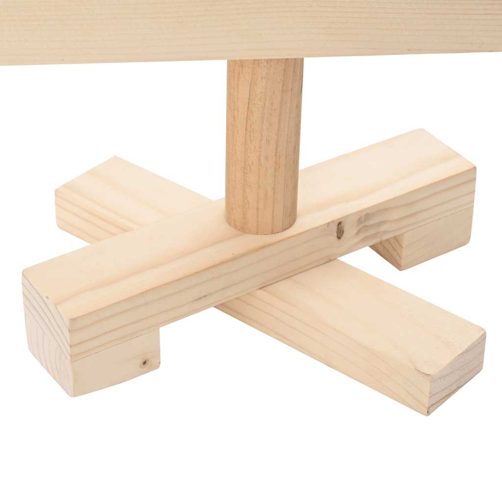 Juletre av tre til pynt 75 cm heltre furu