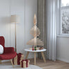 Juletre av tre til pynt 120 cm heltre furu