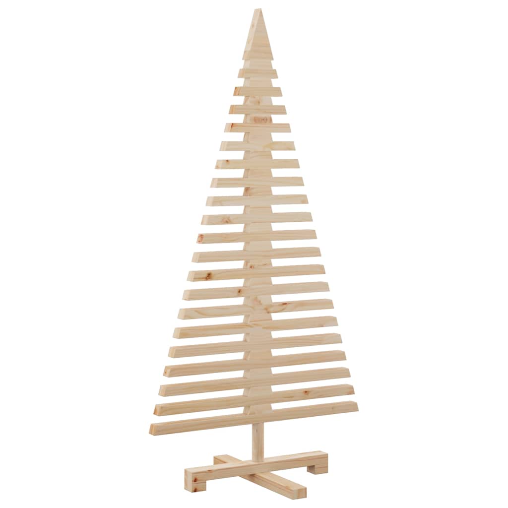 Juletre av tre til pynt 120 cm heltre furu