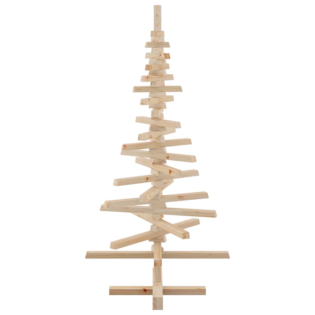 Juletre av tre til pynt 120 cm heltre furu
