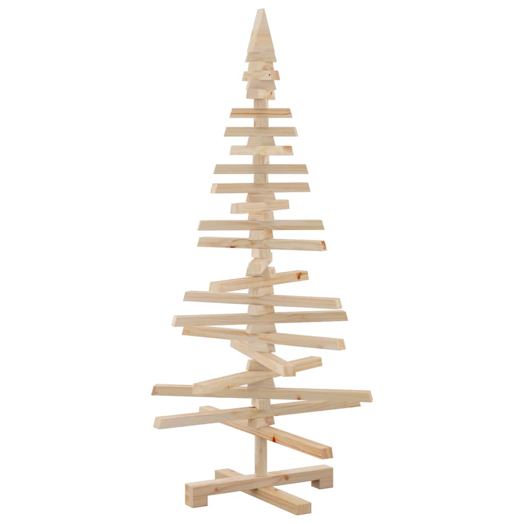 Juletre av tre til pynt 120 cm heltre furu