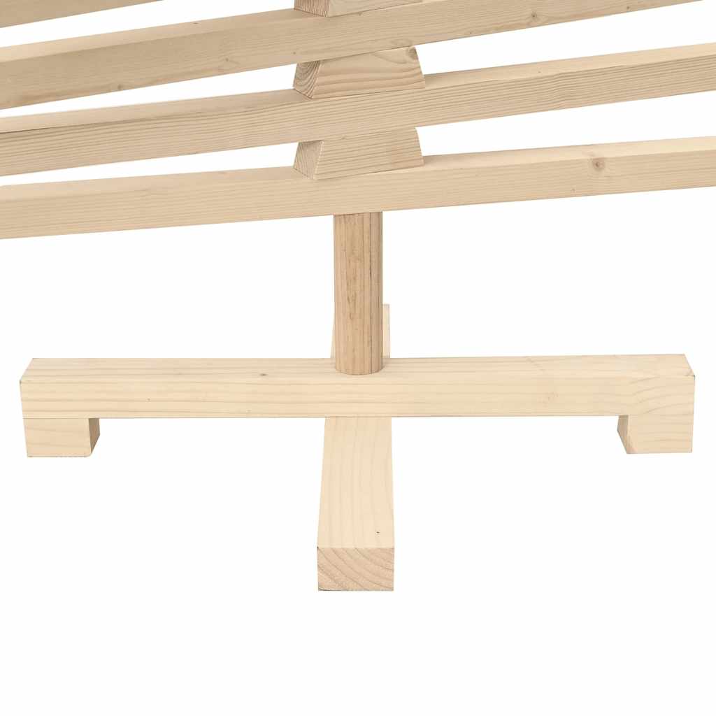 Juletre av tre til pynt 120 cm heltre furu