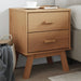 Nattbord OLDEN brun heltre furu