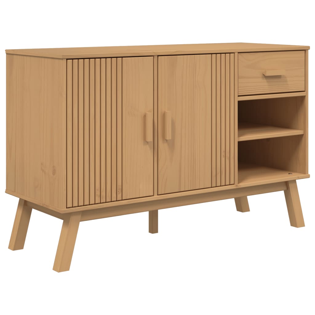 Skjenk OLDEN brun 114x43x73,5cm heltre furu