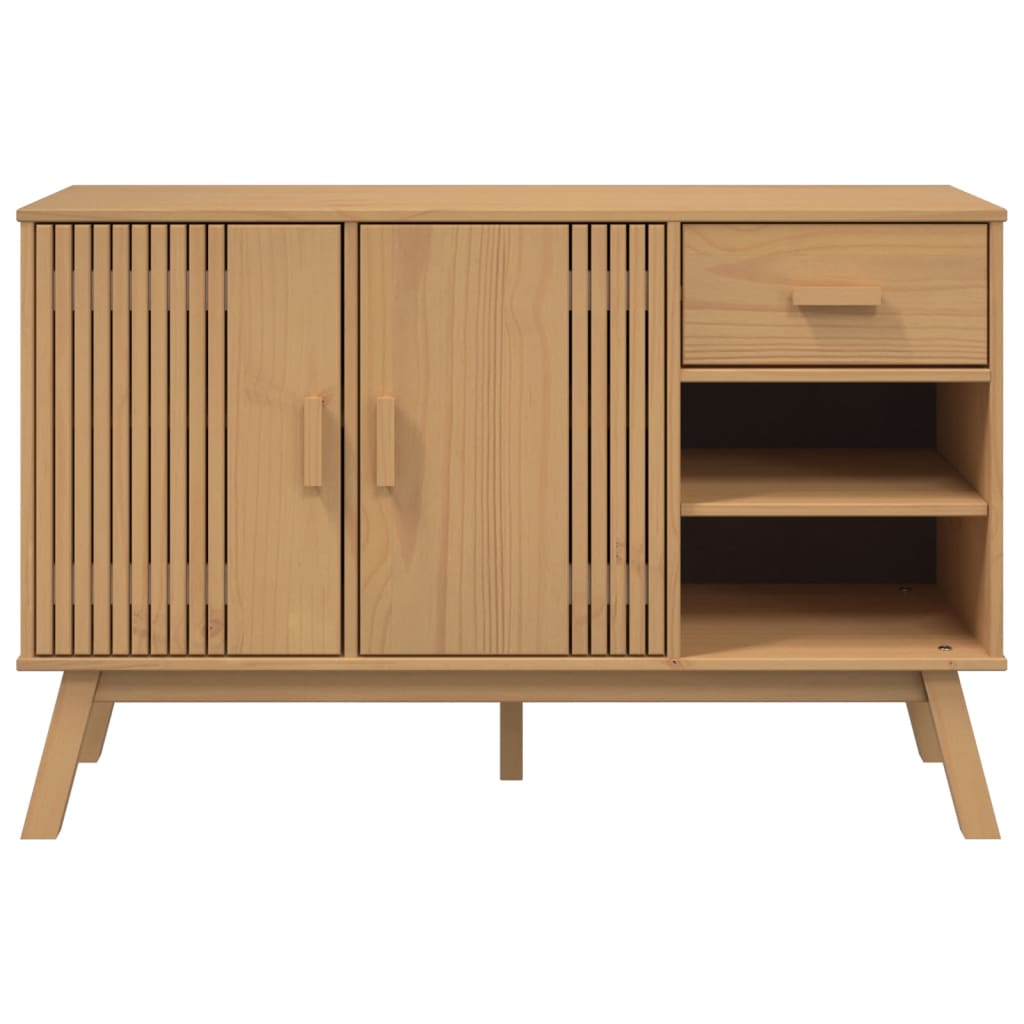 Skjenk OLDEN brun 114x43x73,5cm heltre furu