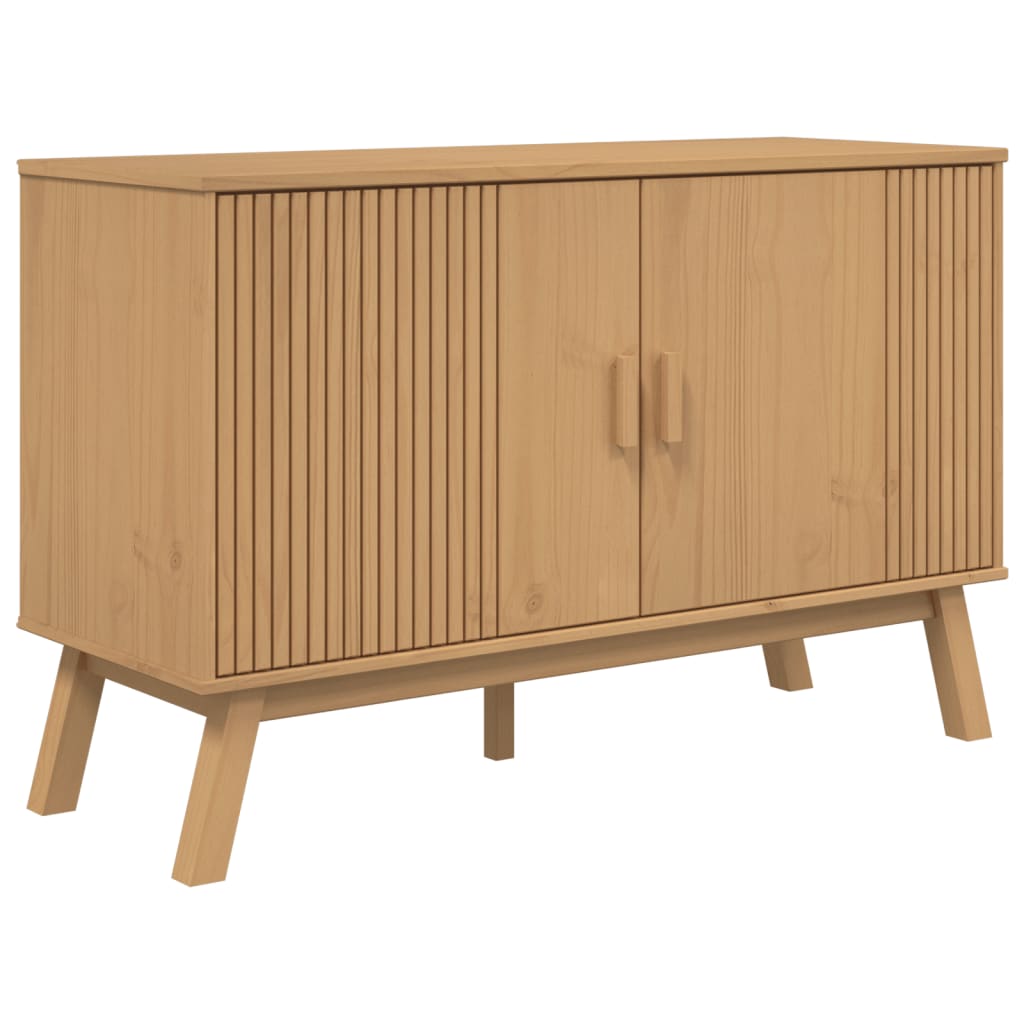 Skjenk OLDEN brun 114x43x73,5cm heltre furu