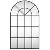 Veggspeil svart 60x100 cm buet jern