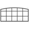 Veggspeil svart 60x30 cm buet jern