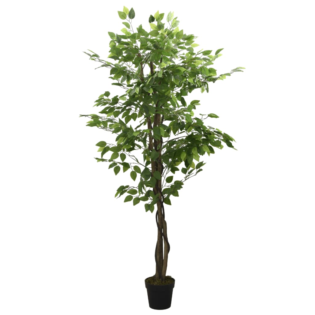 Kunstig fikentre 756 blader 150 cm grønn