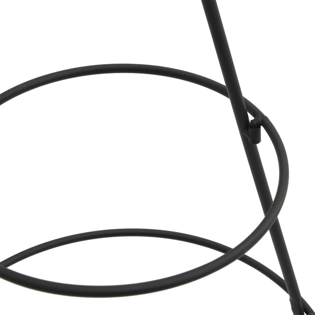 Juletre til dekorasjon metall svart 125 cm